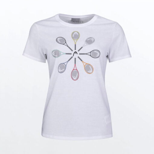 Koszulka tenisowa damska Head Racquet T shirt - biała