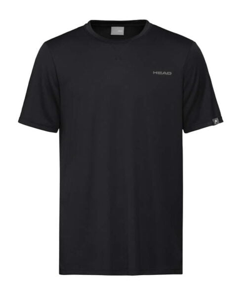 Koszulka tenisowa dla dziecka Head Easy Court T shirt Junior - czarna