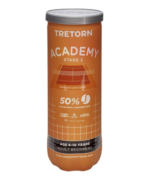 Piłki tenisowe dla dzieci Tretorn stage 2 Academy Orange  3 szt